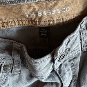 G.H. Bass & Co. Light Gray Casual Pants